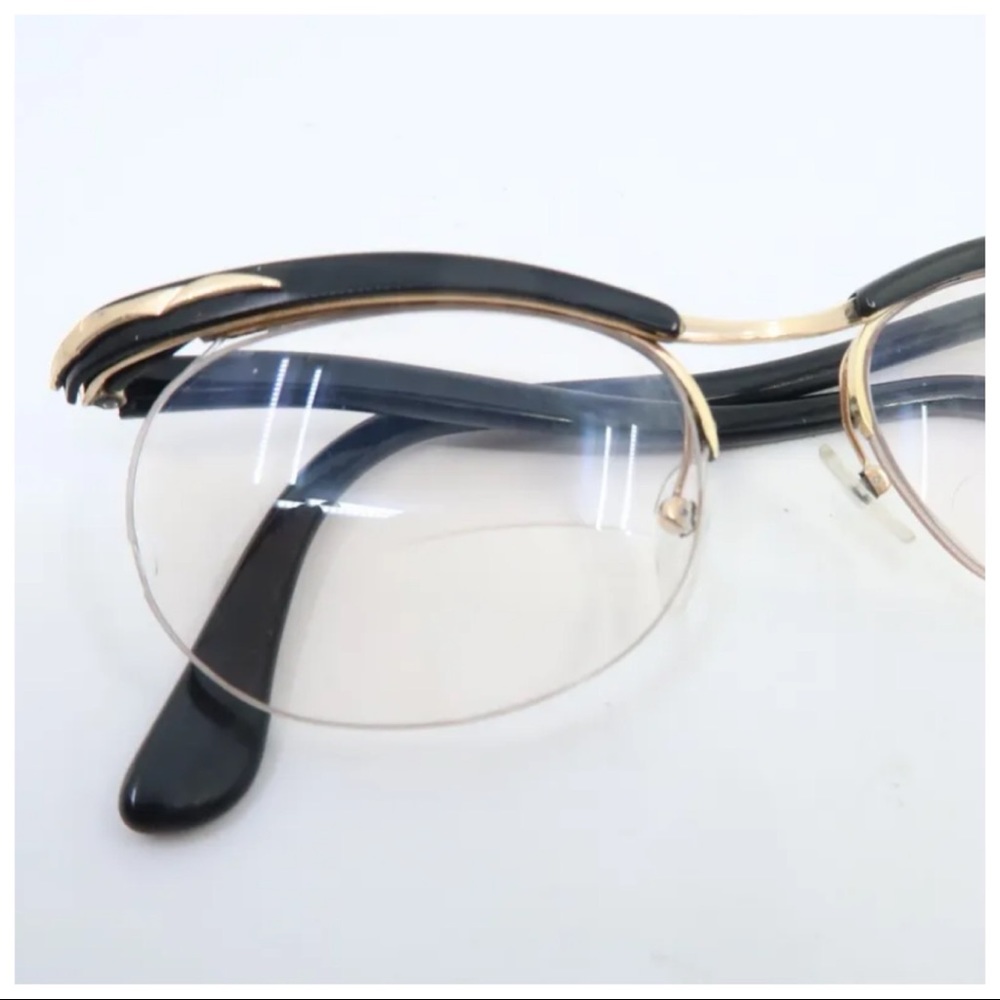 Vintage 1960s Gold Filled Essel Eyeglasses/ Frames, Nylor Supra, France View 5